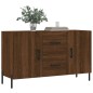 vidaXL Sideboard Braun Eichen-Optik 100x36x60 cm Holzwerkstoff vidaXL Sideboard Braun Eichen-Optik 100x36x60 cm Holzwerkstoff