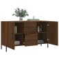 vidaXL Sideboard Braun Eichen-Optik 100x36x60 cm Holzwerkstoff vidaXL Sideboard Braun Eichen-Optik 100x36x60 cm Holzwerkstoff