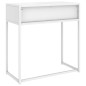 vidaXL Konsolentisch Weiß 72x35x75 cm Stahl vidaXL Konsolentisch Weiß 72x35x75 cm Stahl