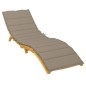Sonnenliegen-Auflage Taupe 200x70x3 cm Oxford-Gewebe Sonnenliegen-Auflage Taupe 200x70x3 cm Oxford-Gewebe