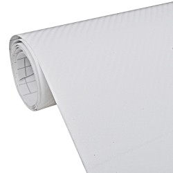 vidaXL Autofolien 2 Stk. 3D Weiß 100x150 cm
