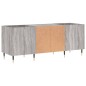 vidaXL Plattenschrank Grau Sonoma 121x38x48 cm Holzwerkstoff vidaXL Plattenschrank Grau Sonoma 121x38x48 cm Holzwerkstoff
