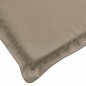 Sonnenliegen-Auflage Taupe 200x70x3 cm Oxford-Gewebe Sonnenliegen-Auflage Taupe 200x70x3 cm Oxford-Gewebe
