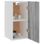 vidaXL Hängeschrank Grau Sonoma 29,5x31x60 cm Holzwerkstoff vidaXL Hängeschrank Grau Sonoma 29,5x31x60 cm Holzwerkstoff