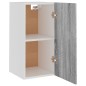 vidaXL Hängeschrank Grau Sonoma 29,5x31x60 cm Holzwerkstoff vidaXL Hängeschrank Grau Sonoma 29,5x31x60 cm Holzwerkstoff