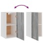 vidaXL Hängeschrank Grau Sonoma 29,5x31x60 cm Holzwerkstoff vidaXL Hängeschrank Grau Sonoma 29,5x31x60 cm Holzwerkstoff