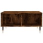 vidaXL Couchtisch Räuchereiche 60x60x30 cm Holzwerkstoff vidaXL Couchtisch Räuchereiche 60x60x30 cm Holzwerkstoff