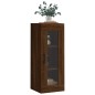 vidaXL Wandschrank Braun Eichen-Optik 34,5x34x90 cm vidaXL Wandschrank Braun Eichen-Optik 34,5x34x90 cm