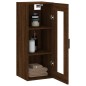 vidaXL Wandschrank Braun Eichen-Optik 34,5x34x90 cm vidaXL Wandschrank Braun Eichen-Optik 34,5x34x90 cm