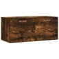 vidaXL Wandschrank Räuchereiche 80x36,5x35 cm Holzwerkstoff vidaXL Wandschrank Räuchereiche 80x36,5x35 cm Holzwerkstoff