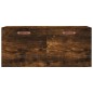 vidaXL Wandschrank Räuchereiche 80x36,5x35 cm Holzwerkstoff vidaXL Wandschrank Räuchereiche 80x36,5x35 cm Holzwerkstoff