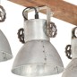 vidaXL Deckenlampe Industriestil Silbern E27 Mangoholz vidaXL Deckenlampe Industriestil Silbern E27 Mangoholz