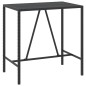 vidaXL 7-tlg. Gartenbar-Set Schwarz Poly Rattan & Massivholz Akazie vidaXL 7-tlg. Gartenbar-Set Schwarz Poly Rattan & Massivholz Akazie