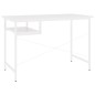 vidaXL Computertisch Weiß 105x55x72 cm MDF und Metall vidaXL Computertisch Weiß 105x55x72 cm MDF und Metall