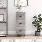 vidaXL Sideboard Grau Sonoma 34,5x34x90 cm Holzwerkstoff vidaXL Sideboard Grau Sonoma 34,5x34x90 cm Holzwerkstoff