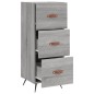 vidaXL Sideboard Grau Sonoma 34,5x34x90 cm Holzwerkstoff vidaXL Sideboard Grau Sonoma 34,5x34x90 cm Holzwerkstoff