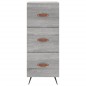 vidaXL Sideboard Grau Sonoma 34,5x34x90 cm Holzwerkstoff vidaXL Sideboard Grau Sonoma 34,5x34x90 cm Holzwerkstoff