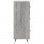 vidaXL Sideboard Grau Sonoma 34,5x34x90 cm Holzwerkstoff vidaXL Sideboard Grau Sonoma 34,5x34x90 cm Holzwerkstoff