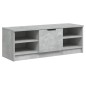 vidaXL TV-Schrank Betongrau 102x35x36,5 cm Holzwerkstoff vidaXL TV-Schrank Betongrau 102x35x36,5 cm Holzwerkstoff