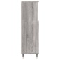 vidaXL Badschrank Grau Sonoma 30x30x100 cm Holzwerkstoff vidaXL Badschrank Grau Sonoma 30x30x100 cm Holzwerkstoff