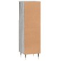 vidaXL Badschrank Grau Sonoma 30x30x100 cm Holzwerkstoff vidaXL Badschrank Grau Sonoma 30x30x100 cm Holzwerkstoff
