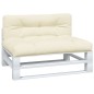 Palettenkissen 2-tlg. Creme Stoff Palettenkissen 2-tlg. Creme Stoff