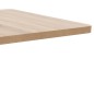 vidaXL Bistrotisch Hellbraun 80x80 cm MDF vidaXL Bistrotisch Hellbraun 80x80 cm MDF