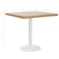 vidaXL Bistrotisch Hellbraun 80x80 cm MDF vidaXL Bistrotisch Hellbraun 80x80 cm MDF
