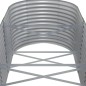 vidaXL Hochbeet Pulverbeschichteter Stahl 620x80x68 cm Grau vidaXL Hochbeet Pulverbeschichteter Stahl 620x80x68 cm Grau