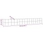 vidaXL Hochbeet Pulverbeschichteter Stahl 620x80x68 cm Grau vidaXL Hochbeet Pulverbeschichteter Stahl 620x80x68 cm Grau
