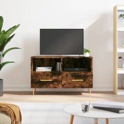 vidaXL TV-Schrank Räuchereiche 80x36x50 cm Holzwerkstoff
