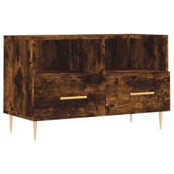 vidaXL TV-Schrank Räuchereiche 80x36x50 cm Holzwerkstoff