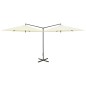 vidaXL Doppel-Sonnenschirm mit Stahlmast Sandfarben 600 cm vidaXL Doppel-Sonnenschirm mit Stahlmast Sandfarben 600 cm