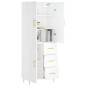 vidaXL Highboard Weiß 69,5x34x180 cm Holzwerkstoff vidaXL Highboard Weiß 69,5x34x180 cm Holzwerkstoff