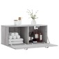 vidaXL Wandschrank Grau Sonoma 80x36,5x35 cm Holzwerkstoff vidaXL Wandschrank Grau Sonoma 80x36,5x35 cm Holzwerkstoff