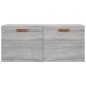 vidaXL Wandschrank Grau Sonoma 80x36,5x35 cm Holzwerkstoff vidaXL Wandschrank Grau Sonoma 80x36,5x35 cm Holzwerkstoff