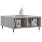 vidaXL Couchtisch Grau Sonoma 60x60x30 cm Holzwerkstoff vidaXL Couchtisch Grau Sonoma 60x60x30 cm Holzwerkstoff