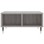 vidaXL Couchtisch Grau Sonoma 60x60x30 cm Holzwerkstoff vidaXL Couchtisch Grau Sonoma 60x60x30 cm Holzwerkstoff
