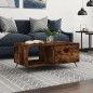 vidaXL Couchtisch Räuchereiche 90x50x40 cm Holzwerkstoff vidaXL Couchtisch Räuchereiche 90x50x40 cm Holzwerkstoff