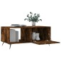 vidaXL Couchtisch Räuchereiche 90x50x40 cm Holzwerkstoff vidaXL Couchtisch Räuchereiche 90x50x40 cm Holzwerkstoff