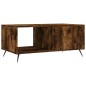 vidaXL Couchtisch Räuchereiche 90x50x40 cm Holzwerkstoff vidaXL Couchtisch Räuchereiche 90x50x40 cm Holzwerkstoff