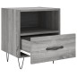 vidaXL Nachttisch Grau Sonoma 40x35x47,5 cm Holzwerkstoff vidaXL Nachttisch Grau Sonoma 40x35x47,5 cm Holzwerkstoff