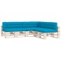 vidaXL Palettensofa-Auflagen 7 Stk. Blau vidaXL Palettensofa-Auflagen 7 Stk. Blau