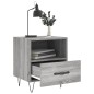 vidaXL Nachttisch Grau Sonoma 40x35x47,5 cm Holzwerkstoff vidaXL Nachttisch Grau Sonoma 40x35x47,5 cm Holzwerkstoff