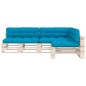vidaXL Palettensofa-Auflagen 7 Stk. Blau vidaXL Palettensofa-Auflagen 7 Stk. Blau