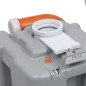 vidaXL Tragbare Campingtoilette Grau 20+10 L vidaXL Tragbare Campingtoilette Grau 20+10 L
