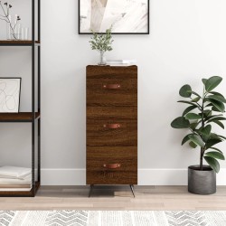 vidaXL Sideboard Braun Eichen-Optik 34,5x34x90 cm Holzwerkstoff