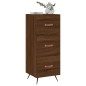vidaXL Sideboard Braun Eichen-Optik 34,5x34x90 cm Holzwerkstoff vidaXL Sideboard Braun Eichen-Optik 34,5x34x90 cm Holzwerkstoff