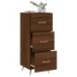 vidaXL Sideboard Braun Eichen-Optik 34,5x34x90 cm Holzwerkstoff vidaXL Sideboard Braun Eichen-Optik 34,5x34x90 cm Holzwerkstoff