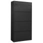 vidaXL Büroschrank Anthrazit 90x40x180 cm Stahl vidaXL Büroschrank Anthrazit 90x40x180 cm Stahl